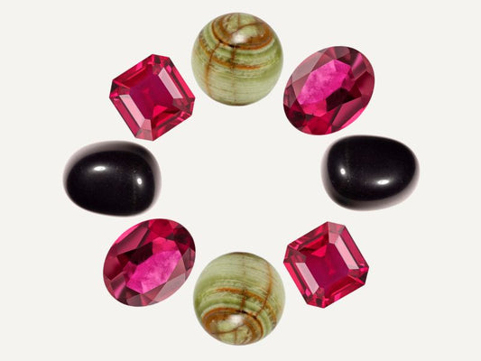 July’s Gemstone: Ruby vs. Onyx