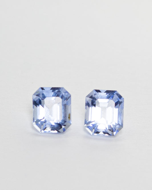 Пара аквамаринов 2.55ct