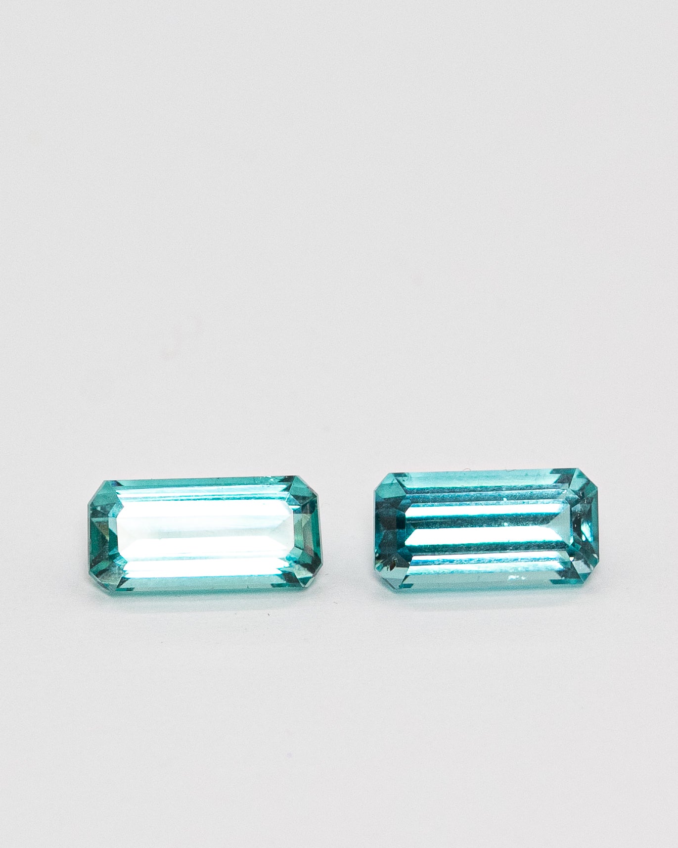 Pair of Blue Tourmalines 4.4ct