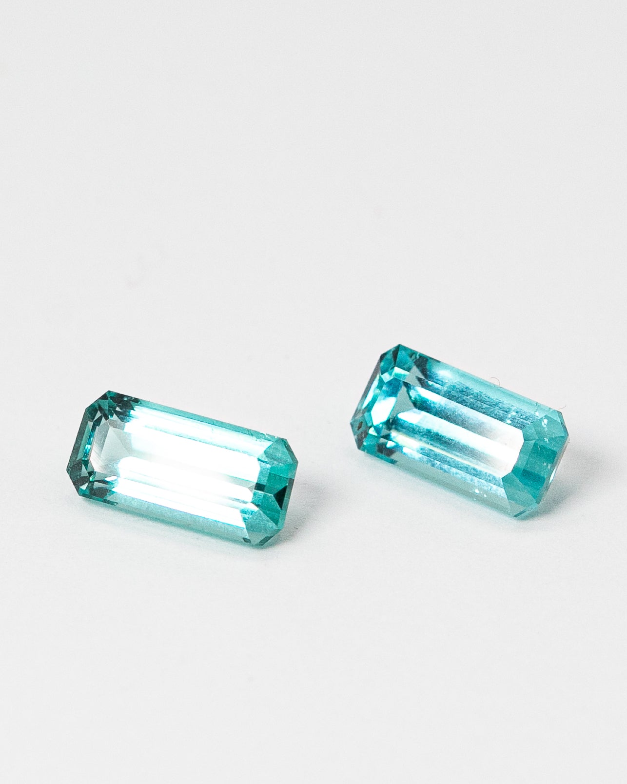 Pair of Blue Tourmalines 4.4ct