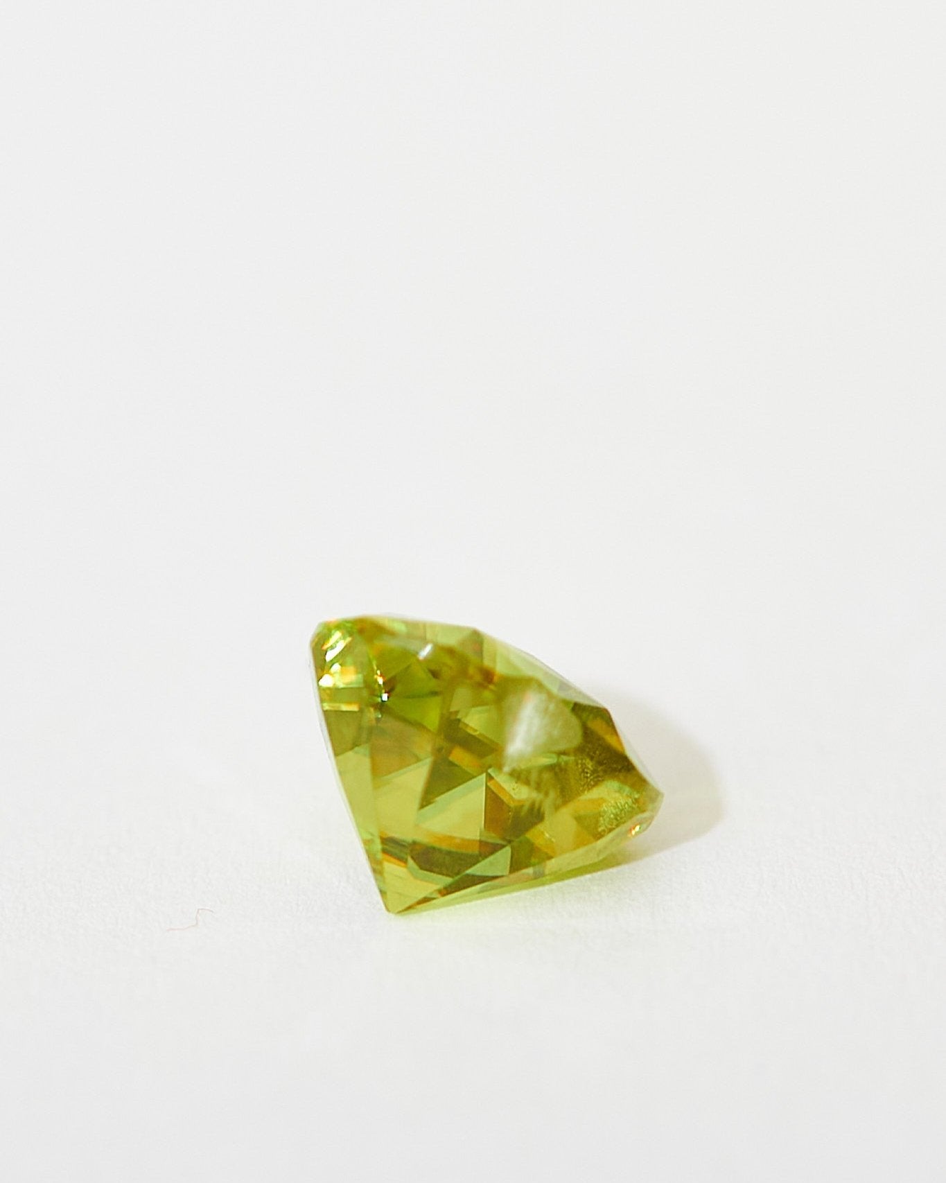 Heart Cut Apple Green Sphene 4.13ct