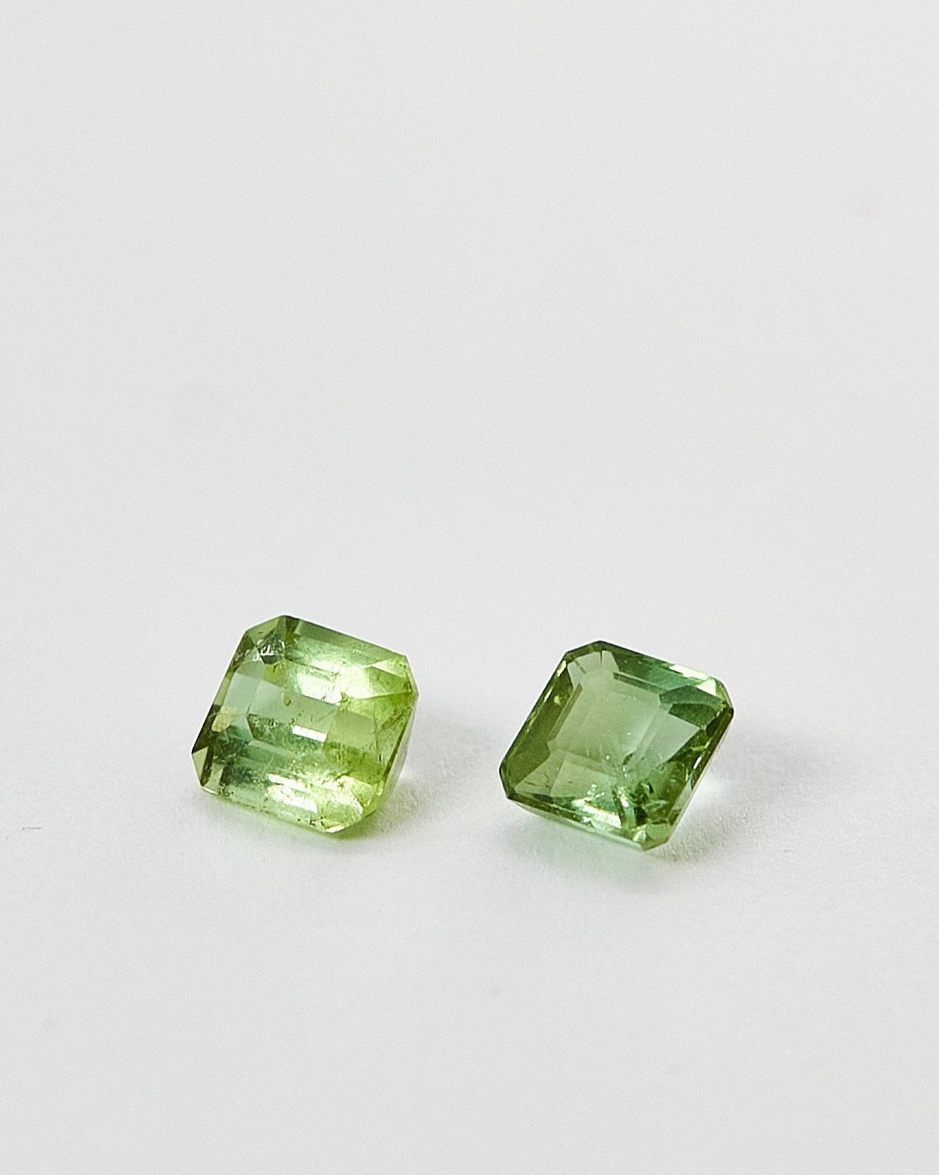 Pair of Green Tourmalines