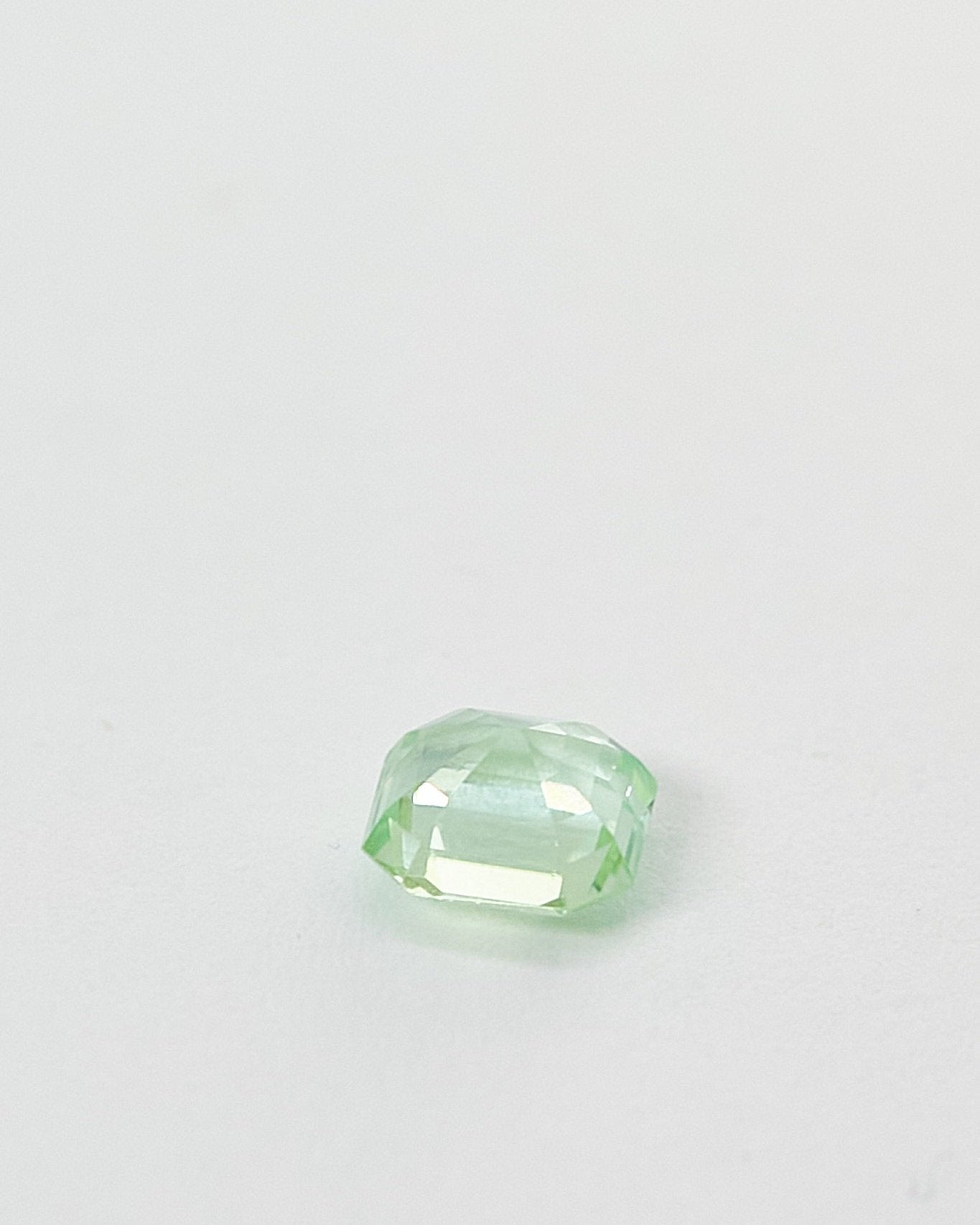 Mint Tourmaline in Assher Cut