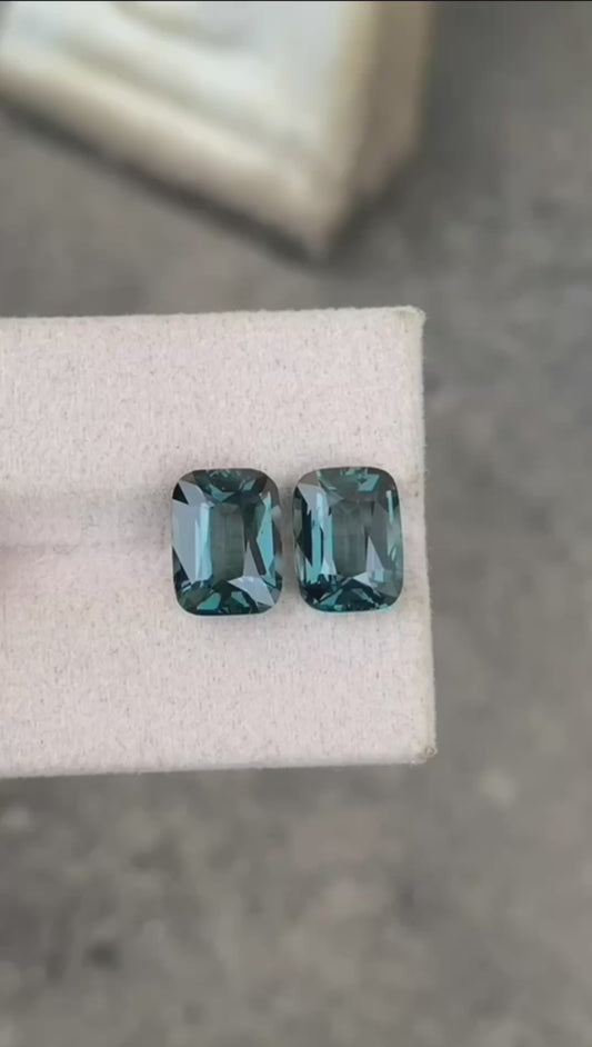 Sapphire Teal 6.55ct 10×7.5×4.8mm